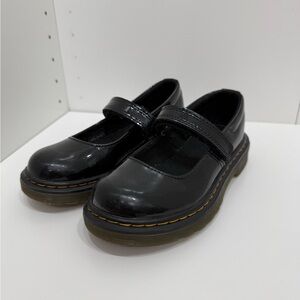 Dr. Martens Girls Black Patent Mary Jane Shoes
